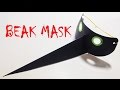 How to make Paper Halloween Mask - Beak Mask - Tutorial Homemade