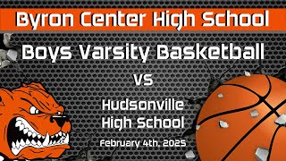 Boys Varsity Basketball: Hudsonville vs Byron Center (February 4, 2025)