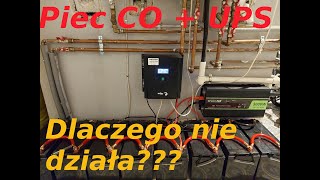 Awaryjne zasilanie pieca gazowego - dlaczego  piec nie działa z UPS.