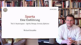 Einführung Sparta 3: Staatsorgane Apella/Könige/Gerusia/Ephoren - Vorlesung griechische Geschichte