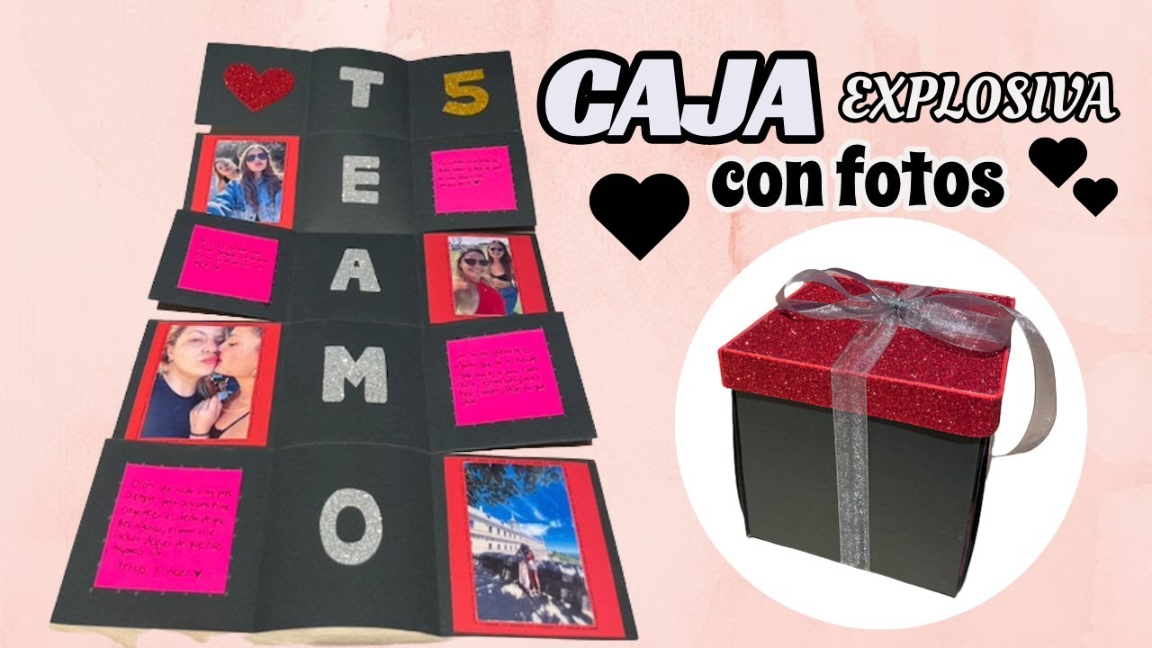 DIY | 📦💥CAJA EXPLOSIVA PARA TU NOVI@ | 14 DE FEBRERO | SAN VALENTÍN ...