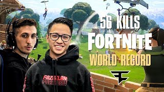 We broke the Fortnite World Record again... (56 Kills)