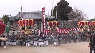 南あわじ市阿万亀岡八幡神社春祭り本宮　宮出　稲田南　平成23年