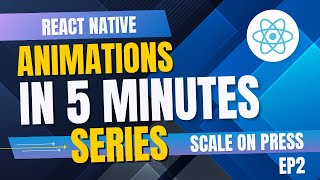⚡ Button Press Animation in React Native | Reanimated 3 in 5 Minutes