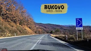 DRIVE TOUR from Ohrid, Bukovo, Resen (Macedonia) 🚗 Нема снег на БУКОВО, возење од Охрид до Ресен 🇲🇰