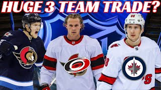 NHL Trade Rumours - Huge 3 Team Trade? Sens, Jets & Canes? Bruins & Avs Eliminated & Parise Retires