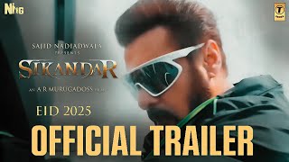 SIKANDAR: Official Trailer| Salman Khan | Rashmika Mandanna | Sajid N | A R Murugadoss | update2025