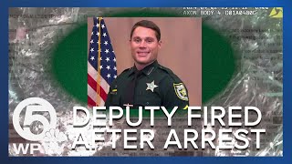 St. Lucie County deputy fired after arrest on multiple charges