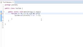 Java Tutorial 8: For Loops
