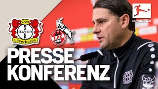 Die Pressekonferenz mit Gerardo Seoane vor Bayer 04 Leverkusen 🆚 1. FC Köln | Bundesliga