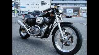 Harley-Davidson XLH883 エンジン始動動画 フルチューン カスタム サウンド