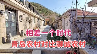 实拍青岛农村，对比聊城农村，差距让人不敢相信