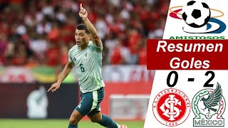 Mexico vs Internacional 2-0  Resumen Y Goles | MISTOSOS EN SUDAMERICA 2025 🏆