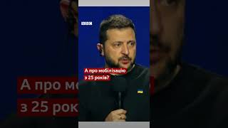 Що Зеленський сказав про мобілізацію жінок? Чоловіків з 25 років? #мобілізація #зеленський #shorts