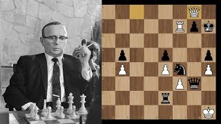 The greatest stalemating combination /  Larry Melvyn Evans vs Samuel Reshevsky 1963