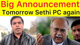 BREAKING 🛑 Tomorrow Najam Sethi held important press conference for announcing Selection Committee