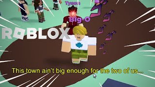 2 slightly deranged people play total drama Roblox