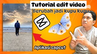 Video editing tutorial on how to turn into a butterfly⁉️ | capcut tutorial #capcut