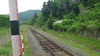 21.05.16 SLばんえつ物語 黒煙・爆煙走行シーン　荻野駅通過中!