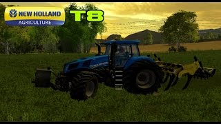 Farming Simulator 15 New Holland T8.320 + Alpego SuperCraker KF 9 400