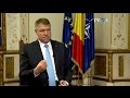 Interviu cu Klaus Iohannis (@TVR1)