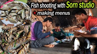 Shoot fish at night with Sorn Studio. Spicy fish stir fry.