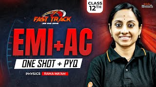 EMI + AC Class 12 in One Shot In Telugu !🔥| JEE PYQs | JEE 2025 | JEE Class 12 Physics