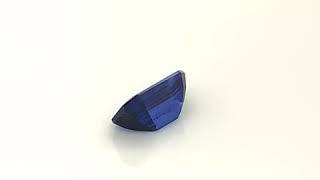 GRS Certified 3.20 Carats Natural Vivid Blue Sapphire Faceted Octagon Cut Gemstone