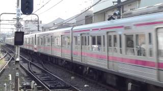 【フルHD】京王電鉄京王線8000系(準特急) 飛田給駅通過