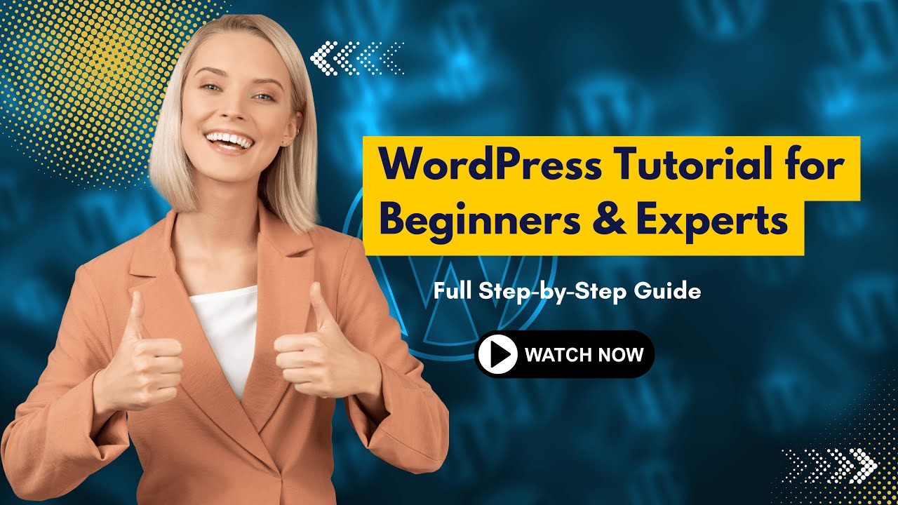 Wordpress Tutorial For Beginners Full Wordpress Course How To
