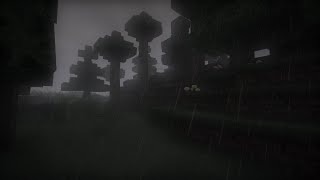 1 Hour of Relaxing MINECRAFT Music with Soft Rain