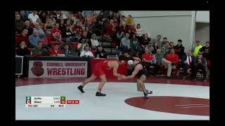 133lbs Marcello Milani (Cornell) vs Matt Griffin (Binghamton)