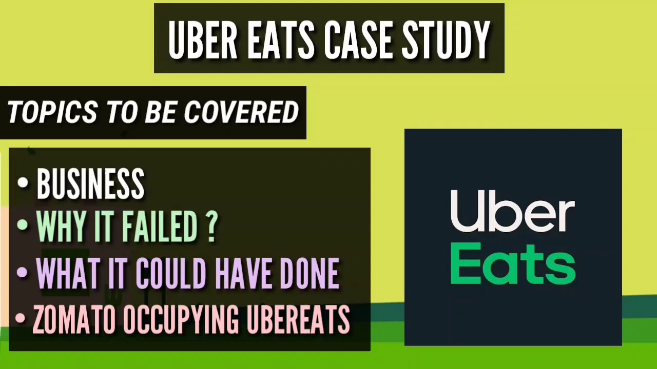 Uber Eats Case Study Youtube