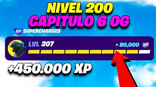 [MAPA de XP] Como *SUBIR RAPIDO DE NIVEL* en FORTNITE *BUG de EXPERIENCIA* Capítulo 6 Temporada 1 OG