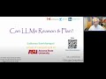 Can LLMs Reason & Plan? (Talk @Google_DeepMind )