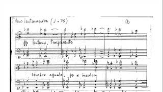 Giacinto Scelsi - Un Adieu (w/ Score)