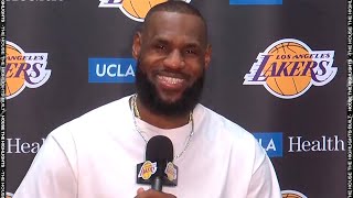 LeBron James shares thoughts on Lakers' trade deadline moves, Postgame Interview