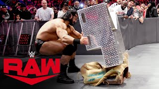 Drew McIntyre crushes Erick Rowan’s mysterious cage: Raw, March 9, 2020