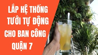 Lắp Hệ Thống Tưới Nhỏ Giọt Tự Động Cho Ban Công Quận 7 | Thagi Garden