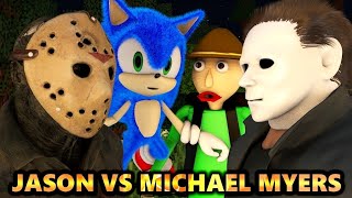 MICHAEL MYERS VS JASON (not mine) - @CraftTasticAnimations )