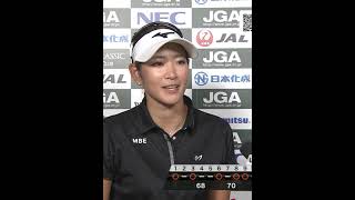 原英莉花2020優勝直前！日本選手権インタビュー