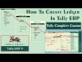 How to create ledger in Tally erp 9 with Account under