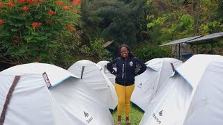 CAMPING AT JANGWANI CAMP SAGANA || Got myself flowers for the first time.