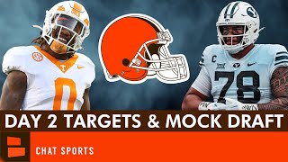 Cleveland Browns Round 2 And 3 NFL Mock Draft & Top Day 2 Draft Targets For 2024 NFL Draft