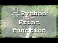 #3 Learn to use Python print statement with Sublime editor
