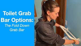 Toilet Grab Bar Options | The Fold- Down Grab Bar