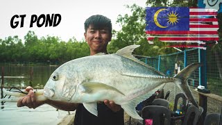 Giant Trevally and Seabass Session | Catch and Release Pond | Brother Pond | Malaysia 2023