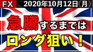 【FX予想】ポンド円ロング狙いで急騰するまでショートは我慢？