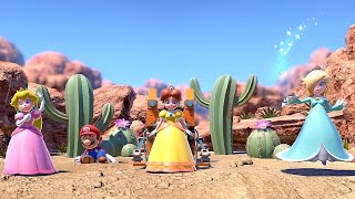 Mario Party Superstars Peach, Daisy and Rosalina vs Mario (Master CPU)