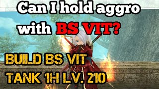 Toram Online - Build BS VIT Tank 1H Lv. 210 | RaSen Build